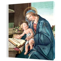 Obraz religijny na płótnie Matka Boża i Dzieciątko Jezus - Ikony i obrazy sakralne - miniaturka - grafika 1