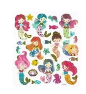 Szkolne artykuły papiernicze - Naklejki papierowe - Syrenki 23szt - Dalprint - miniaturka - grafika 1