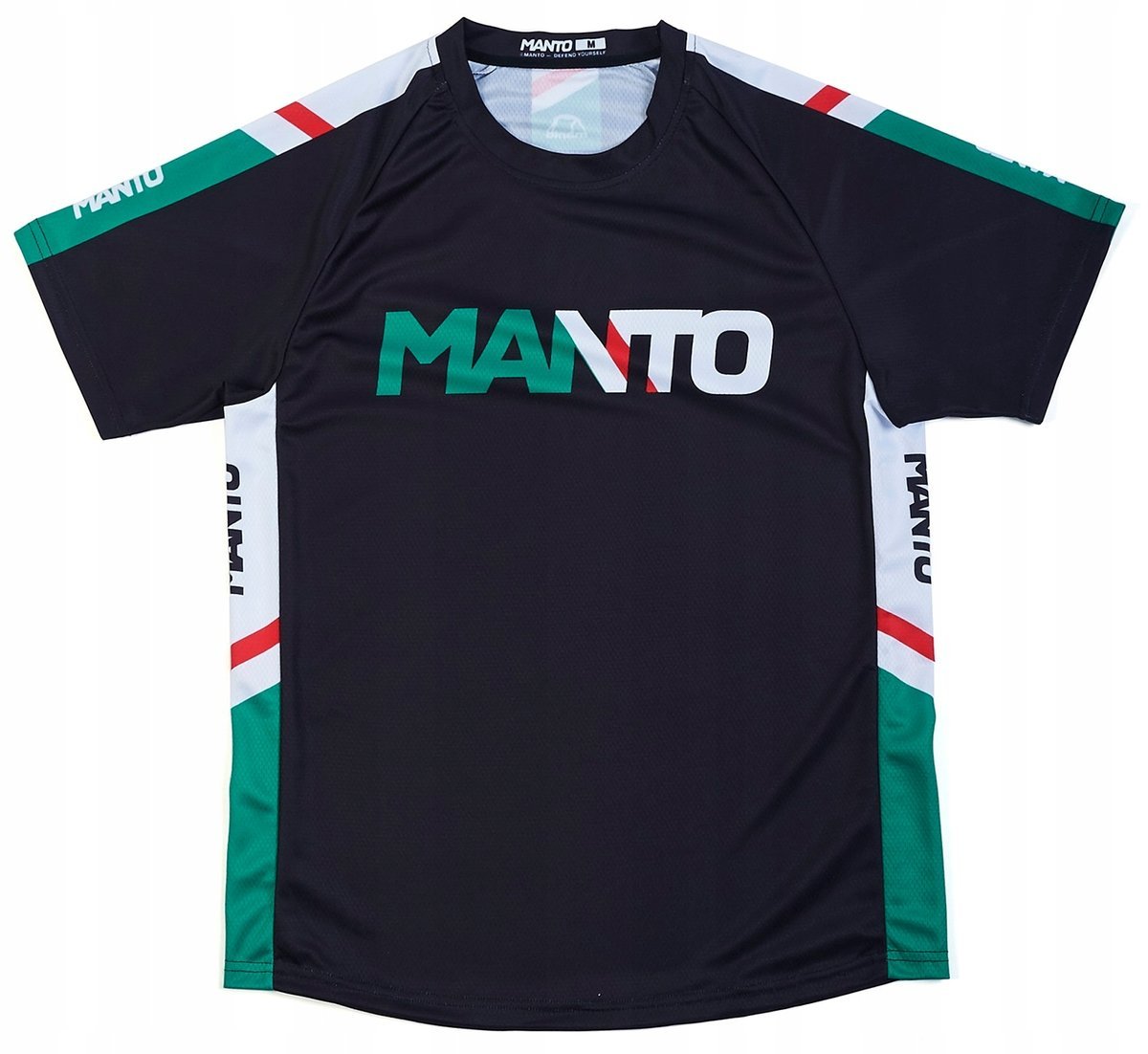 MANTO Koszulka T-shirt TRENINGOWY Team WRZOSEK czarny rozm. L