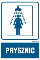 Systemy ekspozycyjne i znaki informacyjne - RB039 PRYSZNIC DAMSKI, FN - FOLIA SAMOPRZYLEPNA; (200X300MM) - miniaturka - grafika 1