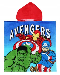 AVENGERS MARVEL PONCZO KĄPIELOWE RĘCZNIK DLA DZIECKA NA BASEN LATO - Okrycia kąpielowe dla dzieci - miniaturka - grafika 1