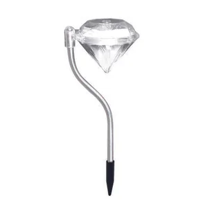 Lampa solarna inox POLUX DIAMOND GLS780S1STDW CW sat - Lampy ogrodowe - miniaturka - grafika 1
