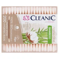 Waciki, płatki i patyczki kosmetyczne - Cleanic Płatki kosmetyczne Home SPA Bamboo 200szt - miniaturka - grafika 1