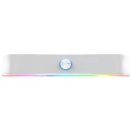 Głośniki komputerowe - Głośniki Trust GXT 619W Thorne RGB Illuminated Soundbar (25110) białe - miniaturka - grafika 1