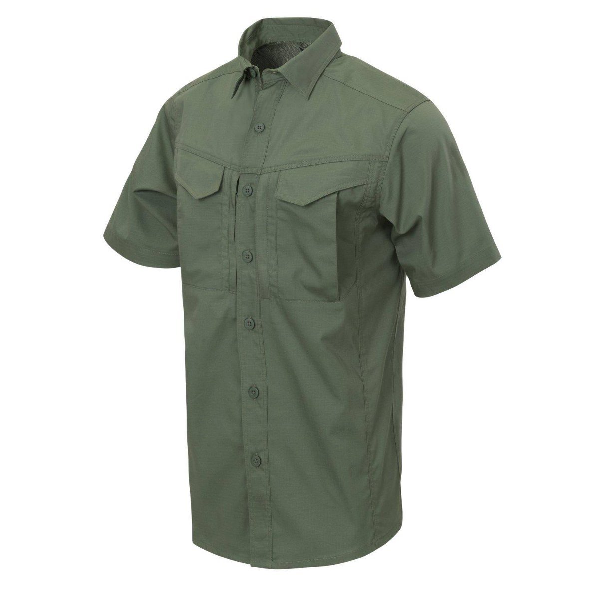 Koszula DEFENDER Mk2 short sleeve® - PolyCotton Ripstop - Olive Green - Helikon-Tex