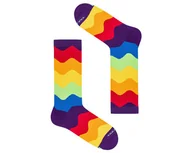 Skarpetki męskie - Kolorowe skarpetki - Tylna 99m4 - miniaturka - grafika 1