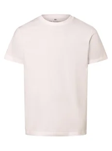 Nils Sundström T-shirt męski Mężczyźni Bawełna biały jednolity, XL - Koszulki męskie - miniaturka - grafika 1