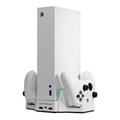 Akcesoria do Playstation - STEELDIGI Stacja ładująca STEELDIGI Jade Mohawk XS-CC01W - miniaturka - grafika 1