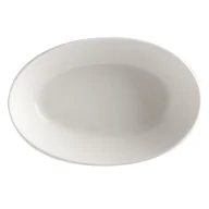 Tace i patery - Biały porcelanowy głęboki talerz Maxwell & Williams Basic, 20x14 cm - miniaturka - grafika 1
