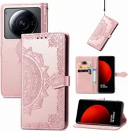 Etui i futerały do telefonów - Pokrowiec König Design kompatybilny z etui na telefon komórkowy Xiaomi 12S Ultra ze skóry syntetycznej - etui na telefon komórkowy w kolorze różowego złota - miniaturka - grafika 1