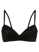 Biustonosze - Tommy Hilfiger - Damski biustonosz push-up bez fiszbin, czarny - miniaturka - grafika 1