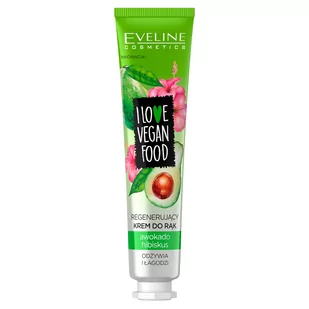 Eveline Cosmetics I Love Vegan Food krem do rąk 50ml Regenerujący - Kremy i maski do rąk - miniaturka - grafika 1