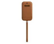 Etui i futerały do telefonów - Etui futerał do Apple iPhone 12/12 Pro, kolor Natural Brown Brązowy - Leather Sleeve - miniaturka - grafika 1