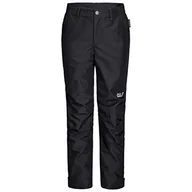 Kurtki i płaszcze dla chłopców - Jack Wolfskin Dziecięce spodnie SNOWY DAYS PANTS KIDS spodnie, czarne, 92 - miniaturka - grafika 1