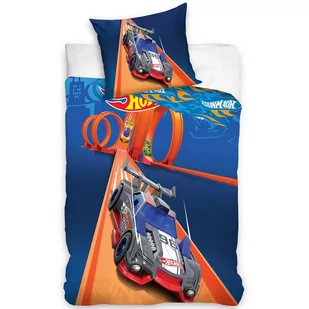 Pościel dziecięca hot wheels 140x200 cm auta cars - Pościel dla dzieci - miniaturka - grafika 1