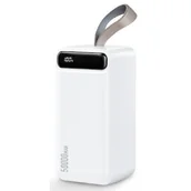 Powerbanki - WEKOME WP-283 Minre Series - Power bank 50000 mAh Fast Charging 2x USB-A 10W (Biały) - miniaturka - grafika 1