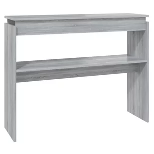 Lumarko Stolik konsolowy, szary dąb sonoma, 102x30x80 cm - Konsole i sekretarzyki - miniaturka - grafika 3