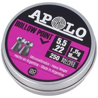 Amunicja do wiatrówek - Śrut Apolo Hollow Point 5.52 mm, 250 szt. 1.15g/18.0gr (19701-2) - miniaturka - grafika 1
