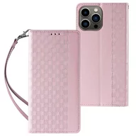 Etui i futerały do telefonów - Etui Strap Braders Case do iPhone 13 Pro Max różowy - miniaturka - grafika 1