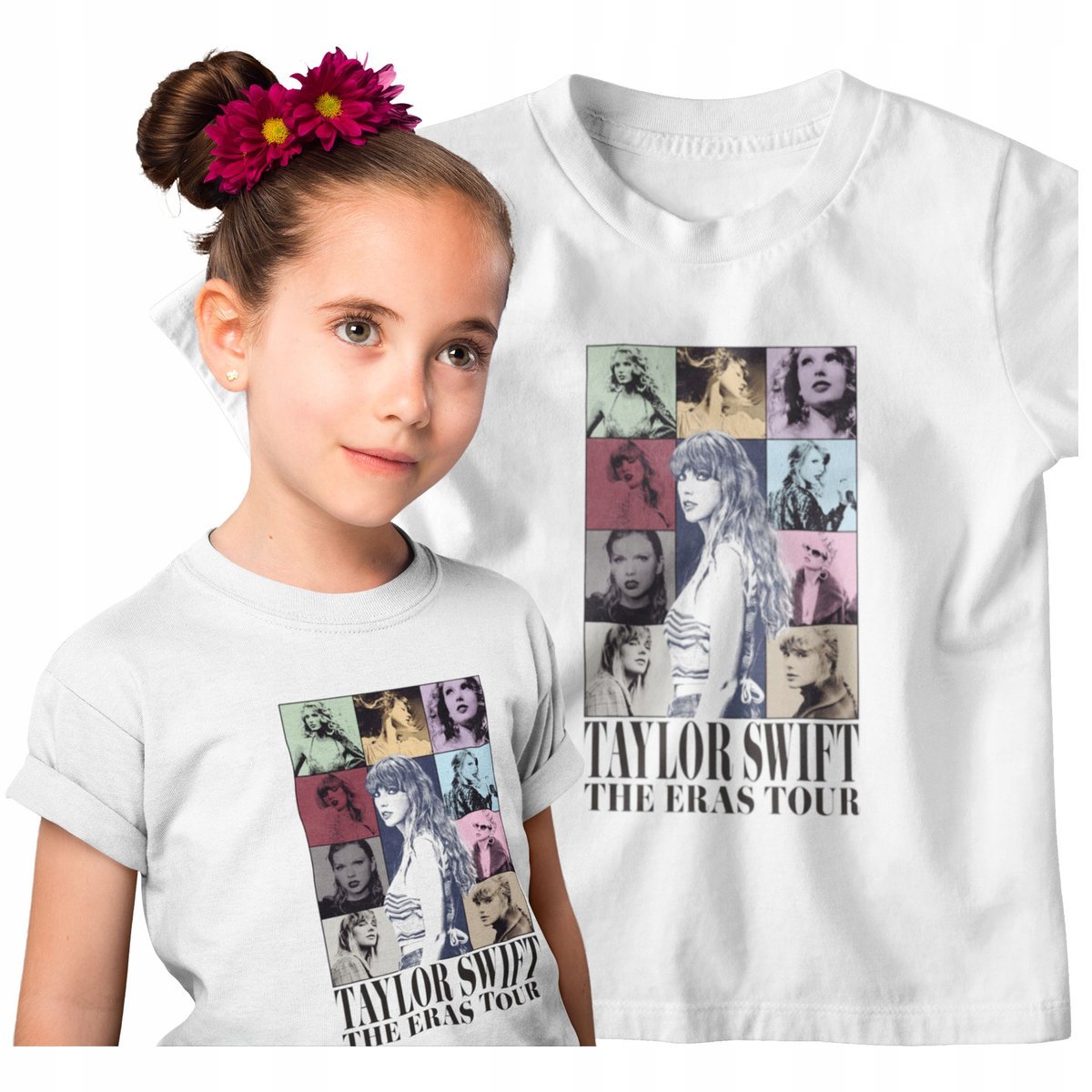 T-SHIRT KOSZULKA DZIECIĘCA TAYLOR SWIFT THE ERAS TOUR DLA FANA KONCERT 2024