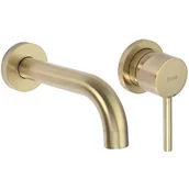 Baterie podtynkowe - Rea Bateria podtynkowa Lungo Gold Szczotkowana + BOX B8652 - miniaturka - grafika 1