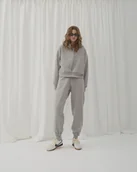 Bluzy sportowe damskie - Bluza Restful paloma na zamek z kapturem - miniaturka - grafika 1