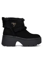 Botki damskie - Guess Botki FLFBRD ESU10 Czarny - miniaturka - grafika 1