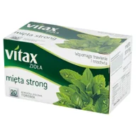 Herbata - Vitax HERBATA ZIOŁA MIĘTA STRONG 20 szt. - miniaturka - grafika 1