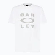 Koszulki męskie - Koszulka męska Oakley Bark Ellipse Tee white - miniaturka - grafika 1