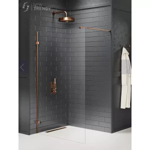 New Trendy EXK-3764 KABINA AVEXA COOPER WALK-IN 90x200 CZYSTE 8mm ACTIVE SHIELD - Kabiny prysznicowe - miniaturka - grafika 1