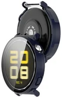 Akcesoria do smartwatchy - Bizon Etui ze szkłem do zegarka Case+Glass Watch do Huawei Watch GT 5 41 mm, niebieskie - miniaturka - grafika 1