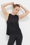 Koszulki sportowe damskie - Reebok top treningowy kolor czarny - miniaturka - grafika 1
