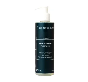 Back To Comfort - Pyretrin-D Tonic, 200ml - tonik do twarzy dla cery wrażliwej z trądzikiem różowatym - Toniki i hydrolaty do twarzy - miniaturka - grafika 1