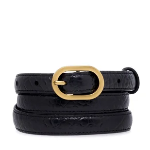 Pasek Damski Gino Rossi BLYL23005 Czarny - Paski - miniaturka - grafika 1