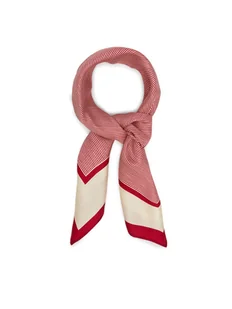 Tommy Hilfiger Apaszka Elevated Flag AW0AW17629 Czerwony - Apaszki i szaliki damskie - miniaturka - grafika 1