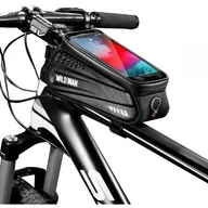 Sakwy rowerowe - Wodoodporna Sakwa Torba Rowerowa Na Ramę Telefon L - miniaturka - grafika 1