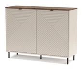 Inne meble do salonu - Komoda Evo 2D Kaszmir / Dąb Castello - miniaturka - grafika 1
