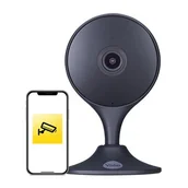 Systemy inteligentnych domów - Yale Kamera wewnętrzna Yale WiFi Full HD czarna - miniaturka - grafika 1