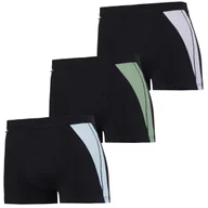 Majtki męskie - Bokserki Męskie Bawełna Gładkie Klasyczne Dopasowane Moraj Zestaw 3-Pak M - miniaturka - grafika 1