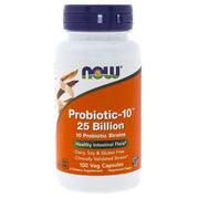 Układ pokarmowy - Now® Foods NOW Probiotic-10, probiotyki, 100 miliard CFU, szczepy 10, kapsułki ziołowe 60 - miniaturka - grafika 1