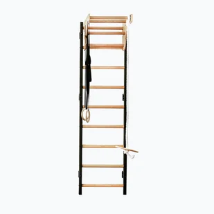 Drabinka gimnastyczna BenchK 711B+A076 black matte/oak WYSYŁKA W 24H 30 DNI NA ZWROT - Wyposażenie sportowe i gimnastyczne - miniaturka - grafika 1