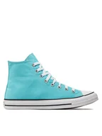 Trampki męskie - Converse Trampki Chuck Taylor All Star Hi A06562C Niebieski - miniaturka - grafika 1