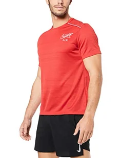 Nike M Nk Dry Miler Top Ss Gx Hbr Top University Red/White/Reflective XXL - Koszulki i topy damskie - miniaturka - grafika 1