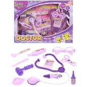 Zabawy w naśladowanie dorosłych - Zestaw lekarski 11el - zabawka - miniaturka - grafika 1