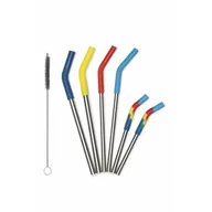 Akcesoria turystyczne - Klean Kanteen Straw 6 Pack Combo, kolorowy 2022 Akcesoria do kuchni turystycznej 1009506 - miniaturka - grafika 1