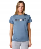 Koszulki i topy damskie - T-shirt Wrangler GRAPHIC TEE 112362575 Dusty Blue L - miniaturka - grafika 1