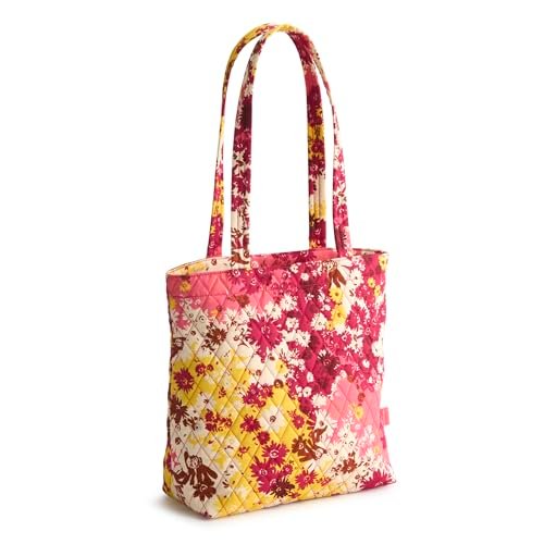 Vera Bradley Najwyższej jakości bawełniana mała oryginalna torba na zamek błyskawiczny, Starstruck Daisies, jeden rozmiar