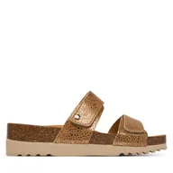 Klapki i japonki damskie - Klapki Scholl Lusaka 2.0 MF00879 Złoty - miniaturka - grafika 1