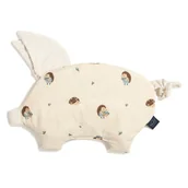 Kołdry i poduszki dla dzieci - La Millou Poduszka Sleepy Pig Velvet BERRY HENRY - miniaturka - grafika 1