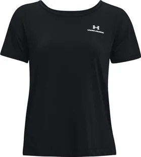 Under Armour Under Armour Rush Energy Core Short Sleeve 1365683-001 Czarne S - Koszulki i topy damskie - miniaturka - grafika 1